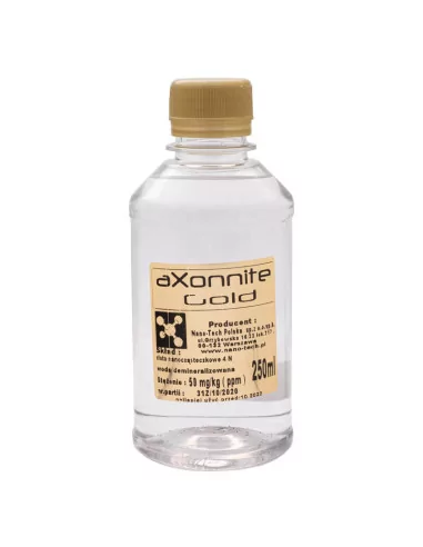 aXonnite Gold Złota woda koloidalna 250 ml 01