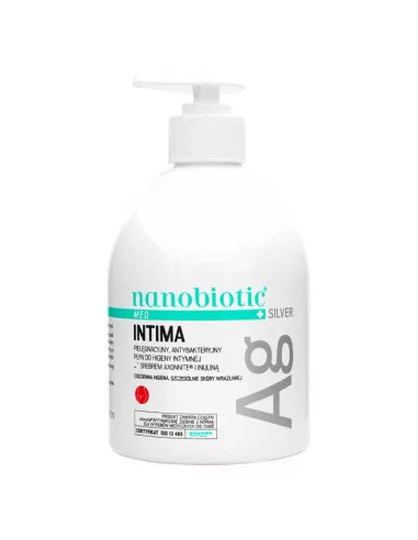 Nanobiotic MED Silver Intima Płyn antybakteryjny do higieny intymnej 500 ml 01