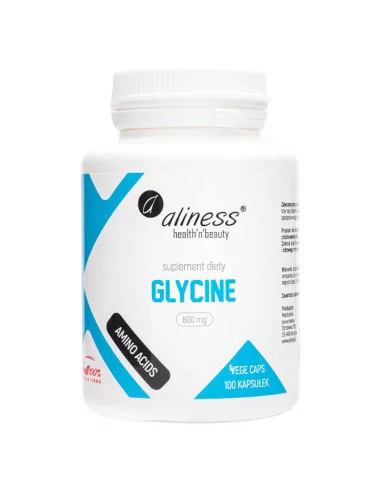 Aliness Glicyna 800 mg 100 kapsułek 01
