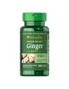 Puritan's Pride Ginger Root Imbir ekstrakt 550 mg 100 kapsułek