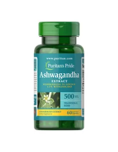 Puritan's Pride Ashwagandha ekstrakt 500 mg 60 kapsułek