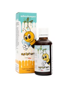 Apiphen Apibronhoexpect Bezalkoholowy ekstrakt z propolisu i babki zwyczajnej dla dzieci kaszel krople 50 ml