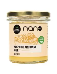 Nanovital Masło klarowane Ghee 240 g