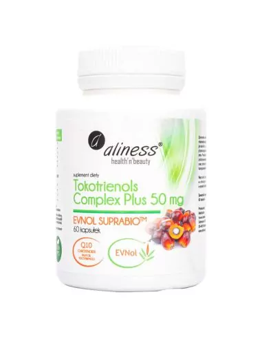 Aliness Tokotrienols Complex Plus 50 mg 60 kapsułek 01