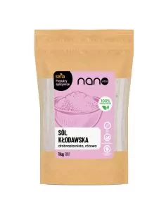 Nanovital Sól kłodawska drobnoziarnista różowa 1 kg