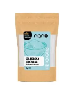Nanovital Sól morska drobnoziarnista jodowana 1 kg