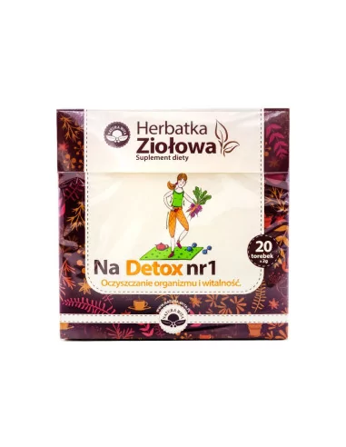 Natura Wita Herbatka ziołowa Na detox nr 1 oczyszczająca 20 torebek