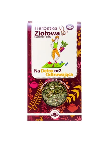 Natura Wita Herbatka ziołowa Na detox nr 2 Odtruwająca 80 g