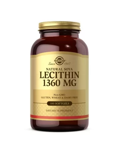 Solgar Lecytyna sojowa 1360 mg 100 kapsułek