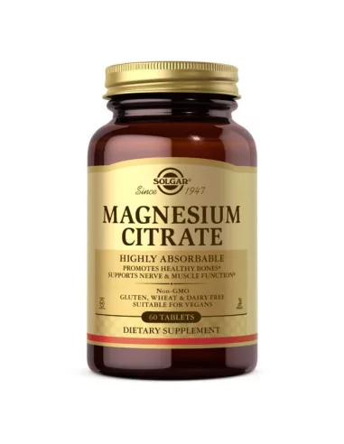 Solgar Magnez Cytrynian magnezu 200 mg 60 tabletek