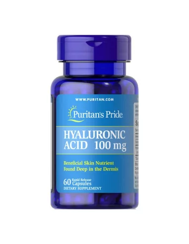 Puritan's Pride Kwas hialuronowy 100 mg 60 kapsułek