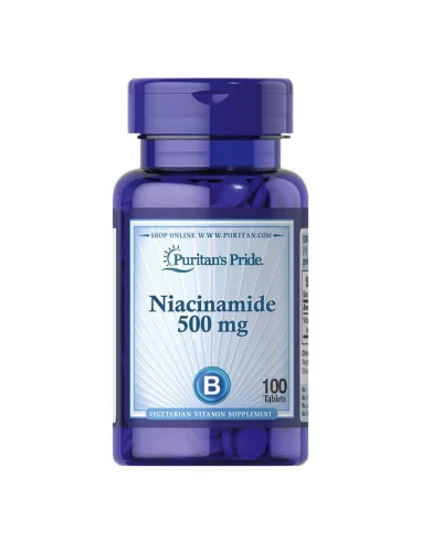 Puritan's Pride Niacynamid 500 mg 100 tabletek