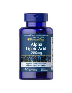Puritan's Pride Kwas alfa liponowy ALA 300 mg 60 kapsułek