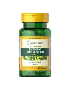 Puritan's Pride Evening Primrose Oil Olej z wiesiołka 500 mg 100 kapsułek