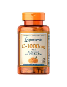 Puritan's Pride Witamina C 1000 mg z bioflawonoidami i dziką różą 100 tabletek