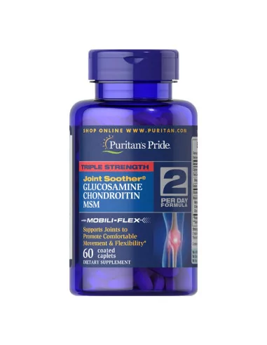 Puritan's Pride Glukozamina Chondroityna MSM 60 tabletek