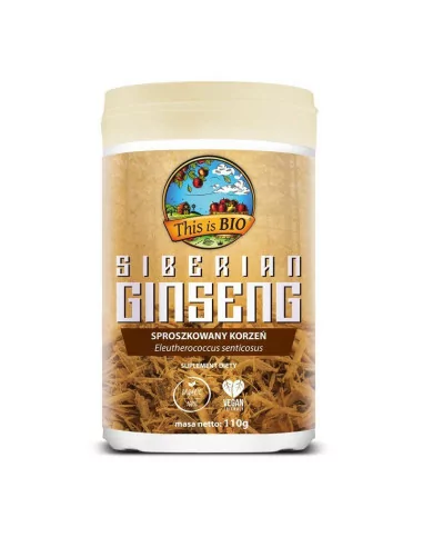 SIBERIAN GINSENG 100% ORGANIC - 110g - This is BIO