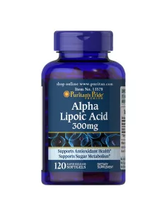 Puritan's Pride Kwas alfa liponowy ALA 300 mg 120 kapsułek