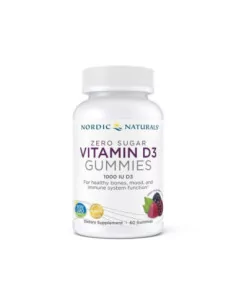 Nordic Naturals Zero Sugar Vitamin D3 Gummies 60 żelków