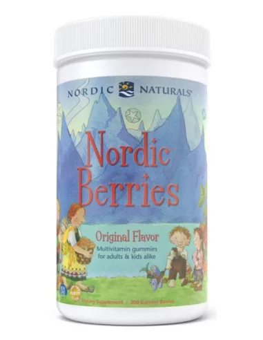 Nordic Naturals Nordic Berries Multiwitaminy dla dzieci i dorosłych 200 żelków