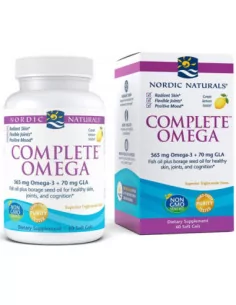 Nordic Naturals Complete Omega + GLA cytrynowy 60 kapsułek