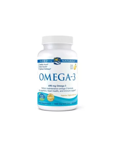 Nordic Naturals Omega-3 cytrynowy 60 kapsułek