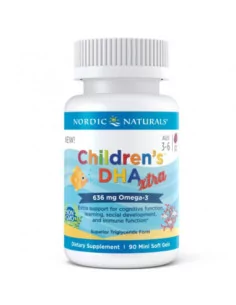 Nordic Naturals Children's DHA Xtra Omega-3 dla dzieci 90 kapsułek