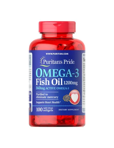 Puritan's Pride Olej Omega 3 1200 mg 100 kapsułek