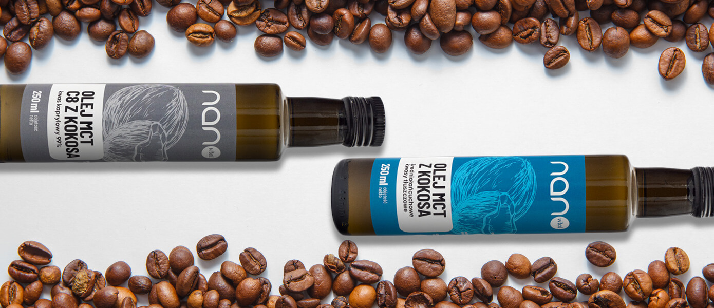 Kawa kuloodporna - bulletproof coffee - olej MCT Nanovital